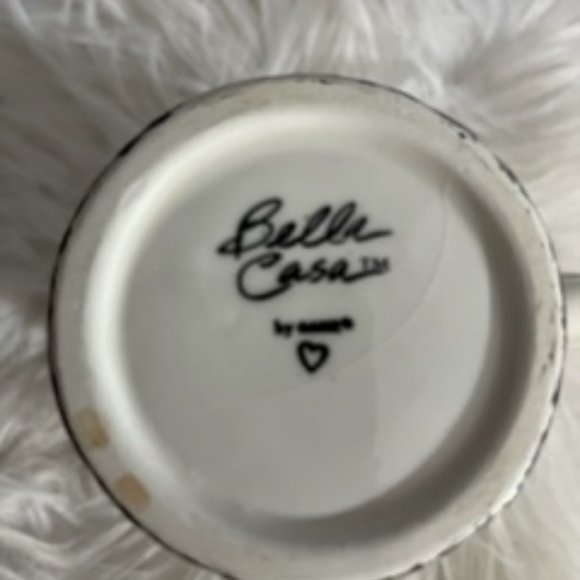 2 Christmas Morning Coffee Mugs, Holly Motif, Bella Cassa by Ganz - Picture 5 of 5